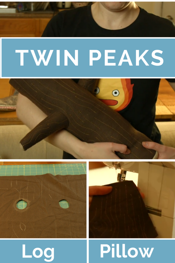 twin, peaks, log, lady, cosplay, pillow, diy, home, decor, how, to, sew
